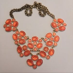 Orange Statement Necklace
